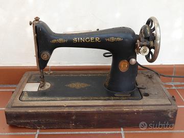Macchina da cucire Singer vintage per restauro