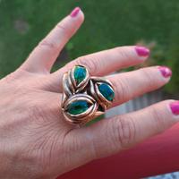 Anello in ottone fatto a mano