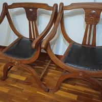 Coppia di sedie Curule