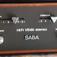 SABA HiFi Amplificatore VS80 Stereo '' Vintage '