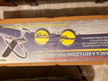 Panca a rotazione addominali + fitness pump