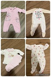Tutine invernali neonata / 0-3 e 3-6 mesi