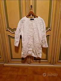 Giacca bianca ricamata - taglia 42
