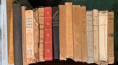 Libri di Gabriele D'Annunzio vecchie edizioni