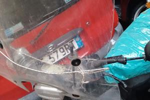 Motorino  fermo da molto tempo
