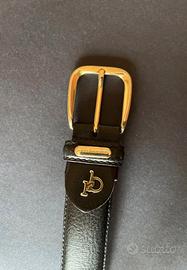 Cintura Roccobarocco vera pelle nera 110/125