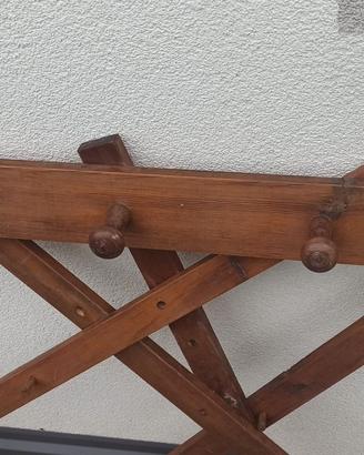 Porta vestiti attaccapanni in legno