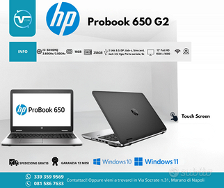 Hp Probook 650 G2 i5-64640HQ 16GB 256GB SSD - 15"