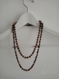 2 Collane occhio di tigre