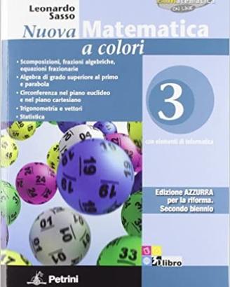 Nuova matematica a colori 3.Edizione azzurra Sasso