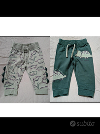 Set 2 paia pantaloni 3-6- mesi
