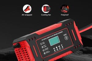 Caricabatteria da Auto e Moto 6A 12V, Intelligente