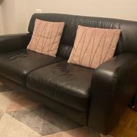 Divano Vintage in pelle Ikea