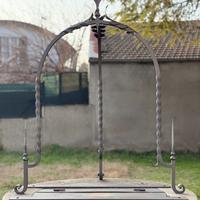 Arco per pozzo in ferro battuto