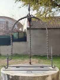 Arco per pozzo in ferro battuto