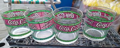 4 bicchieri coca cola 