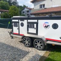 Carrello rimorchio trasporto cani  WT-METALL