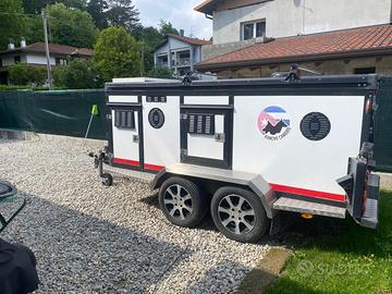 Carrello rimorchio trasporto cani  WT-METALL