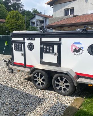 Carrello rimorchio trasporto cani  WT-METALL