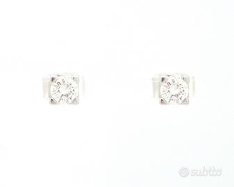 Orecchini punto luce ct 0,98