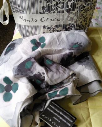 Foulard a trapezio a fiori Manila Grace