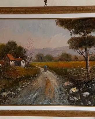 Quadro paesaggio rurale