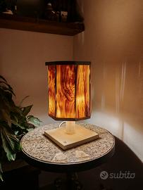 Lampada in Legno artigianale 
