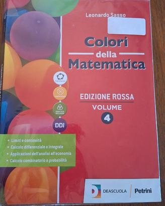 Colori della matematica Edizione Rossa Volume 4