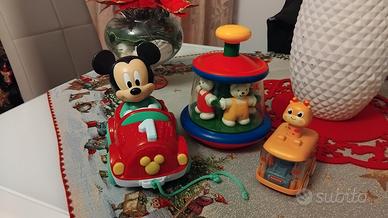 Set 3 giocattoli per bambini Disney Baby