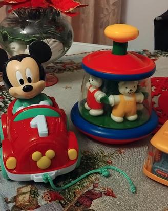 Set 3 giocattoli per bambini Disney Baby