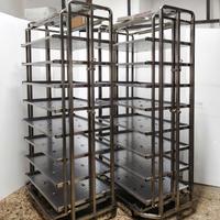 CARRELLO ROTOR INOX GIRA-PANETTONI - 8PIANI 60x80