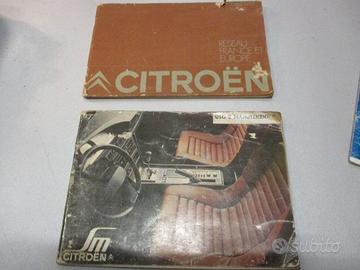 Libretti manutenzione e servizi Citroen SM epoca