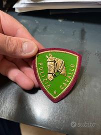 Militare patch polizia a cavallo