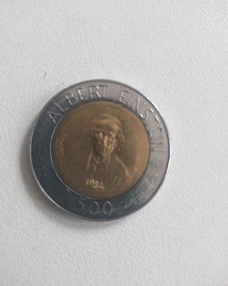 500 lire Repubblica San Marino Albert Einstein 