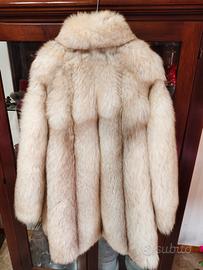 pelliccia " Volpe di Groenlandia" bianca con sfuma