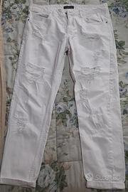Jeans strappati donna tg.XL