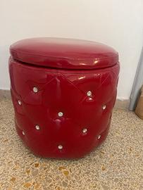 Pouf strass contenitore