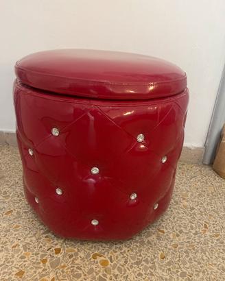 Pouf strass contenitore