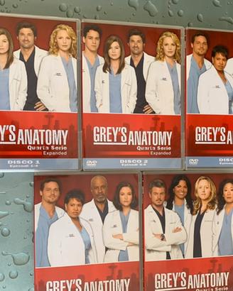 Collezione dvd stagione 4"greys anatomy"nuovi