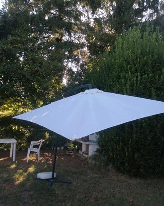Ombrellone da giardino con palo laterale