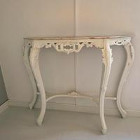 consolle stile barocco top in marmo rosa