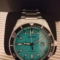 Orologio uomo Citizen Marine Eco Drive azzurro acc