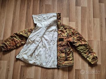 RARA Giacca Piumino Vegetato Snowcam Esercito Army