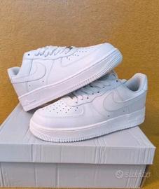 Nike Air Force 1 Sneakers Uomo 43 Bianche Nuove