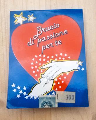 Pacchetto di fiammiferi d'epoca