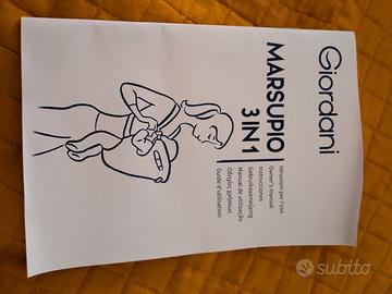 marsupio 3 in 1