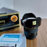 samyang 14mm f2,8 pentax full new 