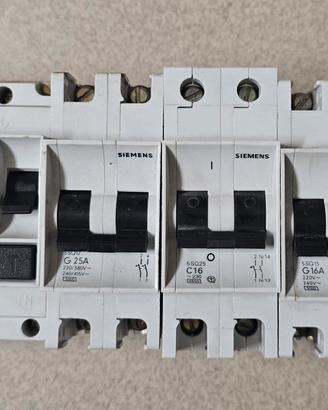 magnetotermici e differenziale siemens 