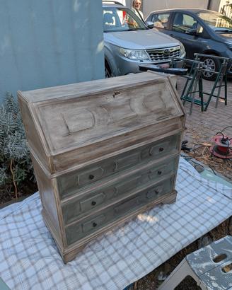Ribalta / Secrétaire Shabby Chic finitura bicolore