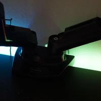 Braccio Monitor Doppio per Schermi